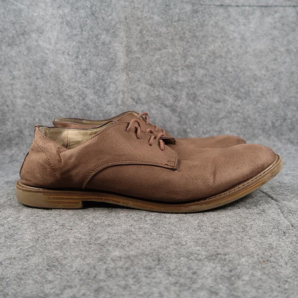 Old Navy Shoes Mens 11 Derby Oxford Dress Brown Fabric Lace Up Work Casual